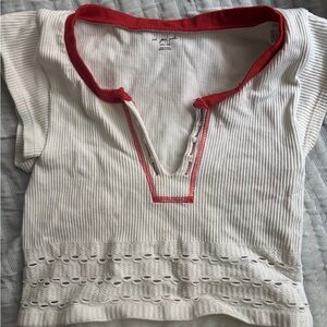 Out from under go for gold seamless top